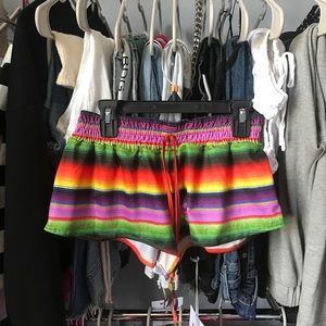 Rainbow shorts